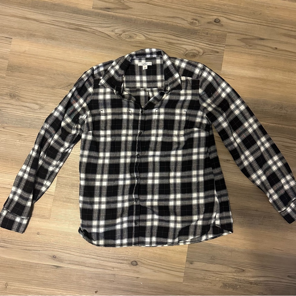 Croft & Barrow Medium Cotton Long Sleeve Flannel